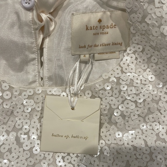 NWT white sequin dress - Picture 3 of 3